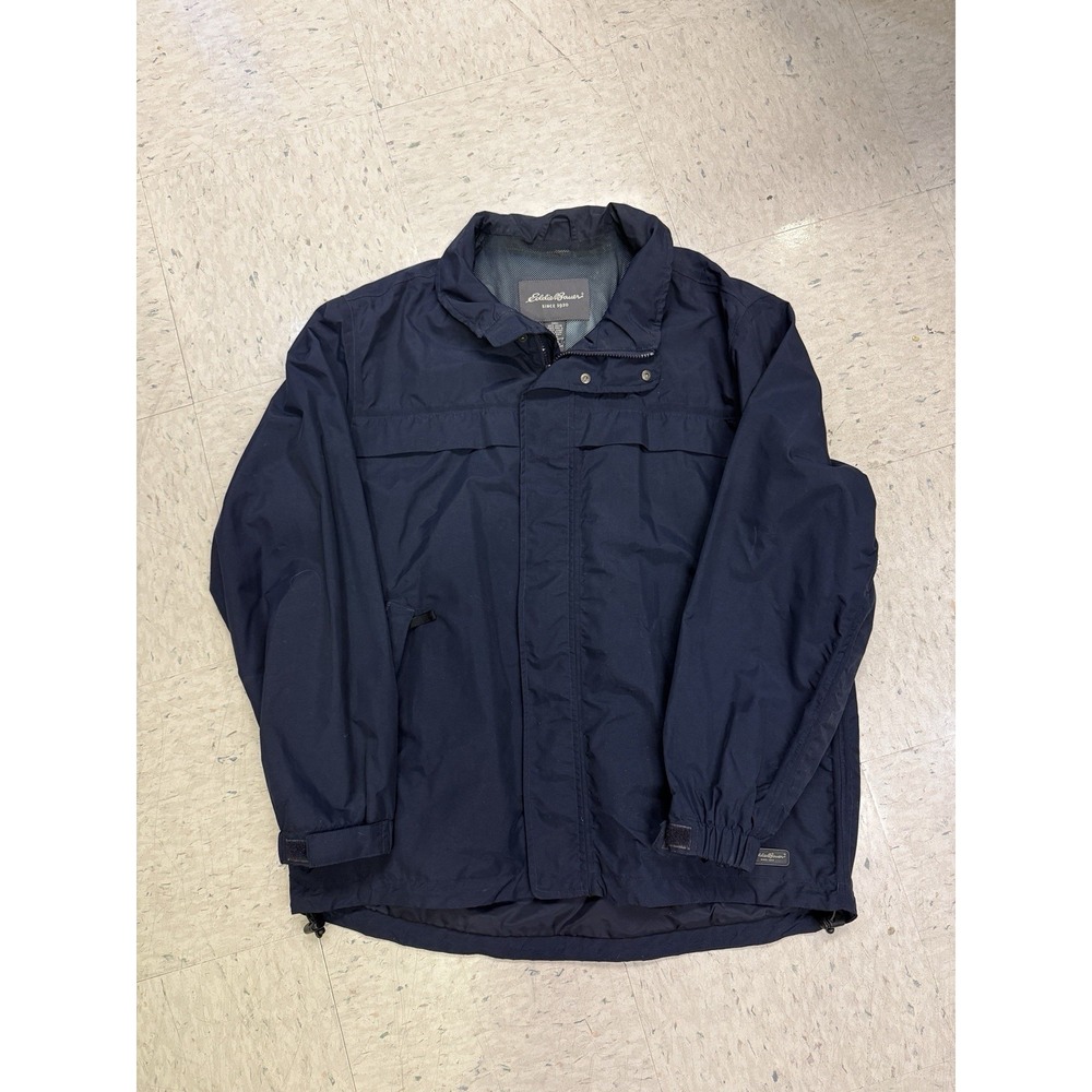 Eddie Bauer Lightweight Men's Jacket Navy Blue Size Large - Picture 6 of 7